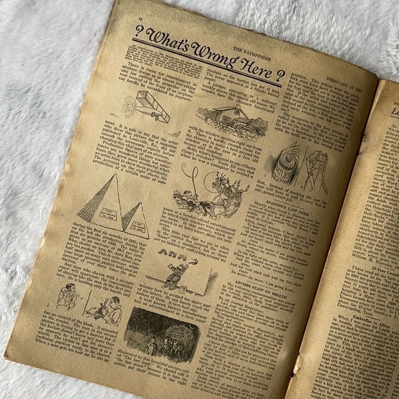 VINTAGE 100 Year Old Newspaper “The Pathfinder” Newspaper February 12, 1… - Picture 10 of 12